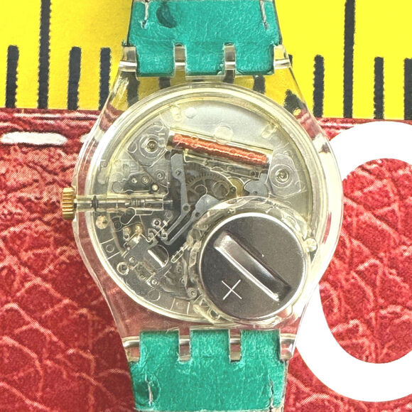 Swatch watch SPADES GK152 1993 Standard Gents New Old Stock - Picture 5 of 6